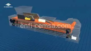 How does the Hot-material Conveyor work?  