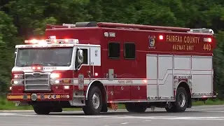 Fairfax County Fire Rescue Hazmat 440 and Hazmat Support 440 Responding
