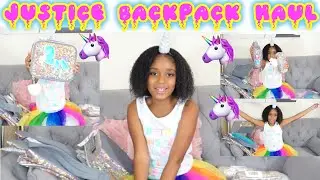 Justice Backpack Haul