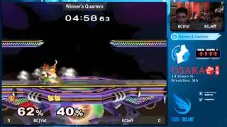 New Game+ XIX - Yat (Peach) vs ECJeff (Fox) - SSBM WQF