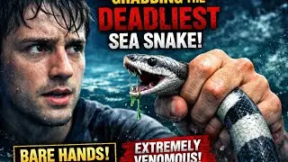 He Grabbed One of The World&rsquo;s Deadliest Sea Snakes Bare-Handed | Faint-Banded Sea Snake #seasnakes