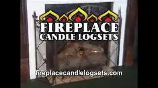 Fireplace Candle Logsets