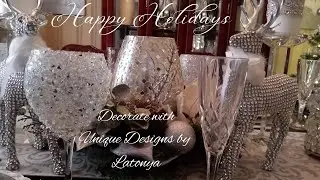 New Vlog ~ Christmas dining room ideas *Luxury tablescape* DIY ideas* Christmas vlog 2022* makeover