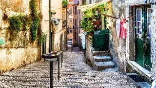 Alfama Lisbon Portugal  Walking Tour, The oldest district of Lisbon