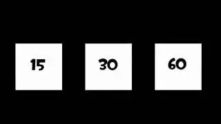 15fps VS 30fps VS 60fps