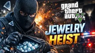 The Most Cinematic Jewelry Heist in GTA V #gta #gta5 #gtaonline #bike