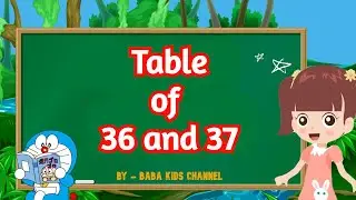 Table of 36 and 37 | Table of 36 | Table of 37 | 36 and 37 table | 36 aur 37 ka table | 36 37 Pahada