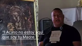 Increíble aparicion sobrenatural de la imagen de la virgen de los dolores .