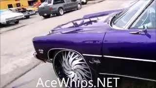 Candy Purple Chevy Vert on Brushed 30 Asanti!!!!! Классика на 30 дисках!!!
