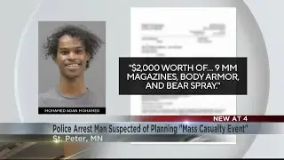 St. Peter man suspected of planning 'mass casualty event' arrested for theft