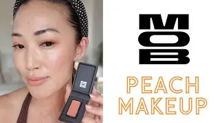 MOB Beauty Peach Makeup