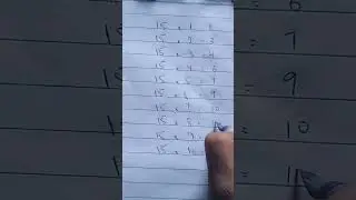 15 table short tricks #easylearning #mathtricks