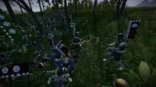 Shogun 2 total war Battle - Katana Samurai Vs Yumi Samurai (who would win)