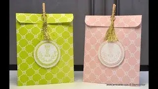 No.378 - No Die Mini Treat Bag - UK Stampin' Up! Independent Demonstrator
