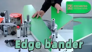 Wood Board Panle Furniture Used Edge Banding Machine For Curved Shape Baord High Speed Multifunction