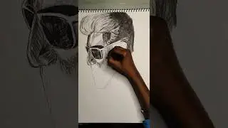 😎✨Thala ajithkumar🔥// #shots #drawing #thunivu #ajith
