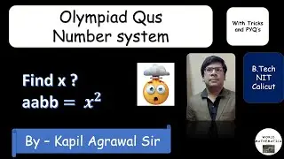 Olympiad question | Number System | JEE mains and advanced| Basics Foundation | for math Genius #jee