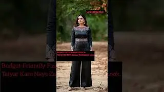 Saree Reuse Idea: Kam kharche mein taiyar karein party wear outfit.#trending #fashion #viral #shorts