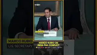 Marco Rubio: We Saw Trump's Intervention In India-Pakistan Conflict | WION Shorts