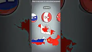 clash of canada throughout history#countryballs #onlyeducation #francecountryball #history