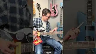 The MRG Resonator sounds great with slide! ...or whatever you have lying around. #EastwoodGuitars