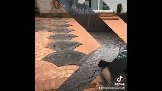 Pattern Imprinted Concrete / Stamped Concrete Driveway by Impressions Paving Ltd in Hinckley