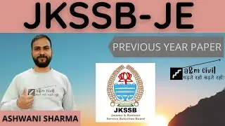 JKSSB-JE || PREVIOUS YEAR PAPER-2020 || ASHWANI SHARMA