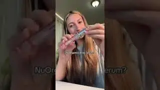Brow serum? #eyebrow #foryou #youtubeshorts #beauty #youtube #skincare #nuorganic #lol #growth #love