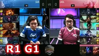 Unicorns of Love (UOL) vs Giants | Game 1 S6 Worlds 2016 EU Regional Qualifiers | GIA vs UOL G1