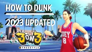 How To DUNK With ANY Character On 3 On 3 Freestyle!