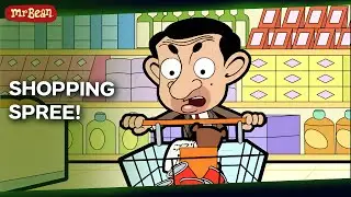 Mr Bean Totally Destroys The Supermarket! | Cartoons for Kids
