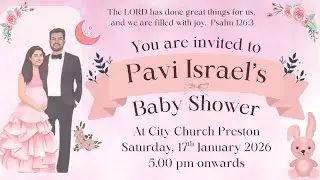 Pavi Israel Baby Shower - Live