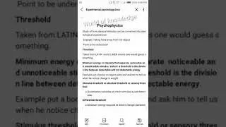 what is psychophysics? psychology intake