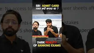 Dark Reality- Bank Exam(Admit Card Mistake) #ibpsreforms2025