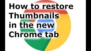 Thumbnails Disappeared in Google Chrome - How to fix it