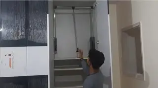 Wardrobe lifter // Lift Hanger कैसे लगाते हैं? Wardrobe Lift Hanger @WoodworkZk