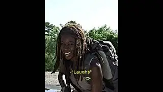 Rick And Michonne Falling Off The Roof 🤣 | The Walking Dead S7.E12 | #shorts