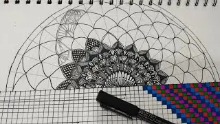 How to draw mandala art for beginners 💫✴️😍💝 #youtubefeed #drawing #mandaladesign #trending #art 