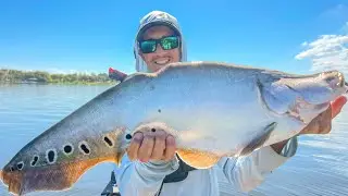Catching BEAST Fish on my Micro Skiff   (Gheenoe LT25)