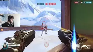 DAFRAN + SHADDER2K vs NECROS + BOGUR! ASHE + REAPER OVERWATCH 2 RANKED GAMEPLAY SEASON 1