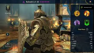 Raid Shadow Legends Hero Showcase Bulwark lv 60