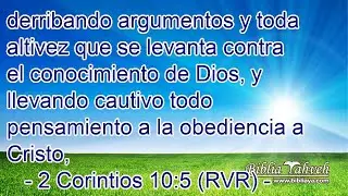 Imaginaciones vanas &ndash; 2 Corintios 10; 3 &ndash; 5