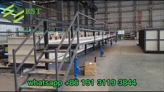 Automatic zinc electro plating line for fasteners #plating #electroplating  #fasteners #zincplating