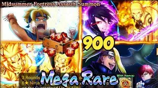 NxB NV: Test! Full Step 900 Shinobites on Midsummer Fortress Assault Summon