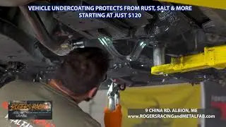 Rogers Racing and Metal Fabrication: vehicle undercoating