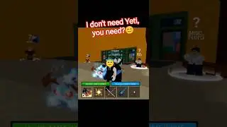 you need Yeti?😊 #bloxfruits #roblox