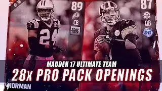 ELITE PLAYER CARDS?! Madden 17 Ultimate Team 28x Pro Pack Opening #MUT17