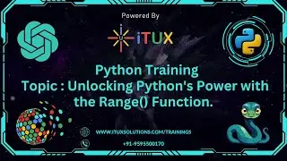 Unlocking Python's Power with the Range() Function.#itux #python #range #online #training