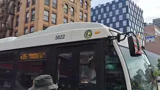 MTA: 2012-2013 Nova LFSA #5822 on the M35 (with Hale stickers)