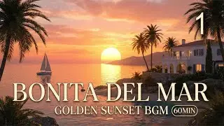 Bonita del Mar – Golden Sunset Latin Island Instrumental BGM (60min)